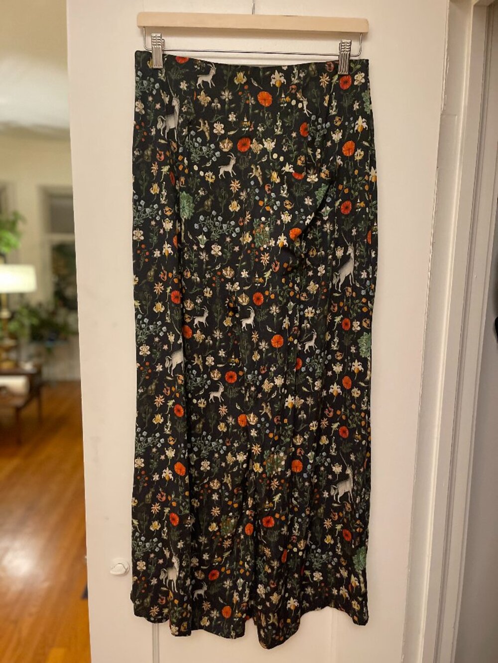 Black Illuminated Wide Leg Pants - NWOT - Size 4 - Archive - Samantha Pleet